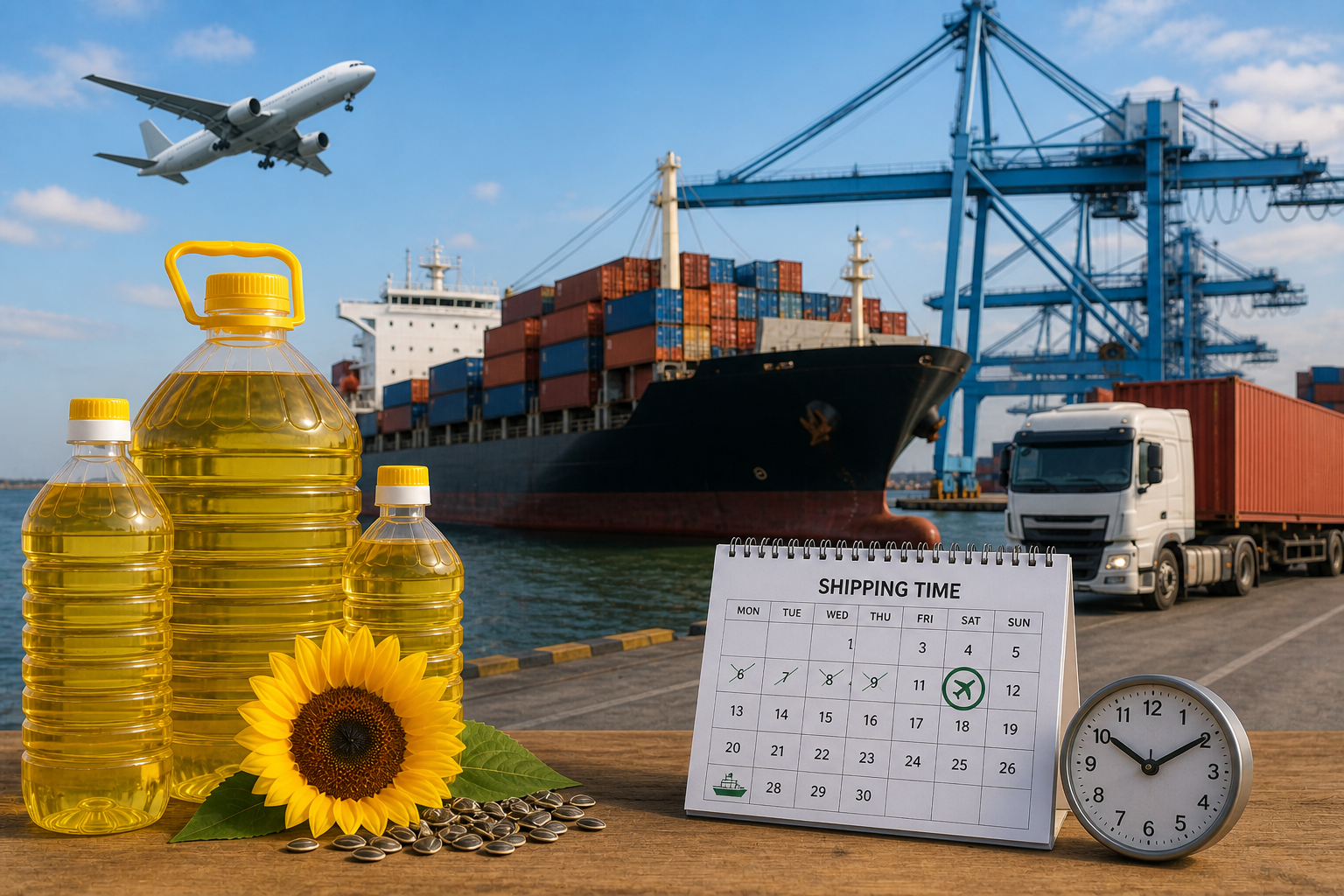 How Long Does Sunflower Oil Shipping Take