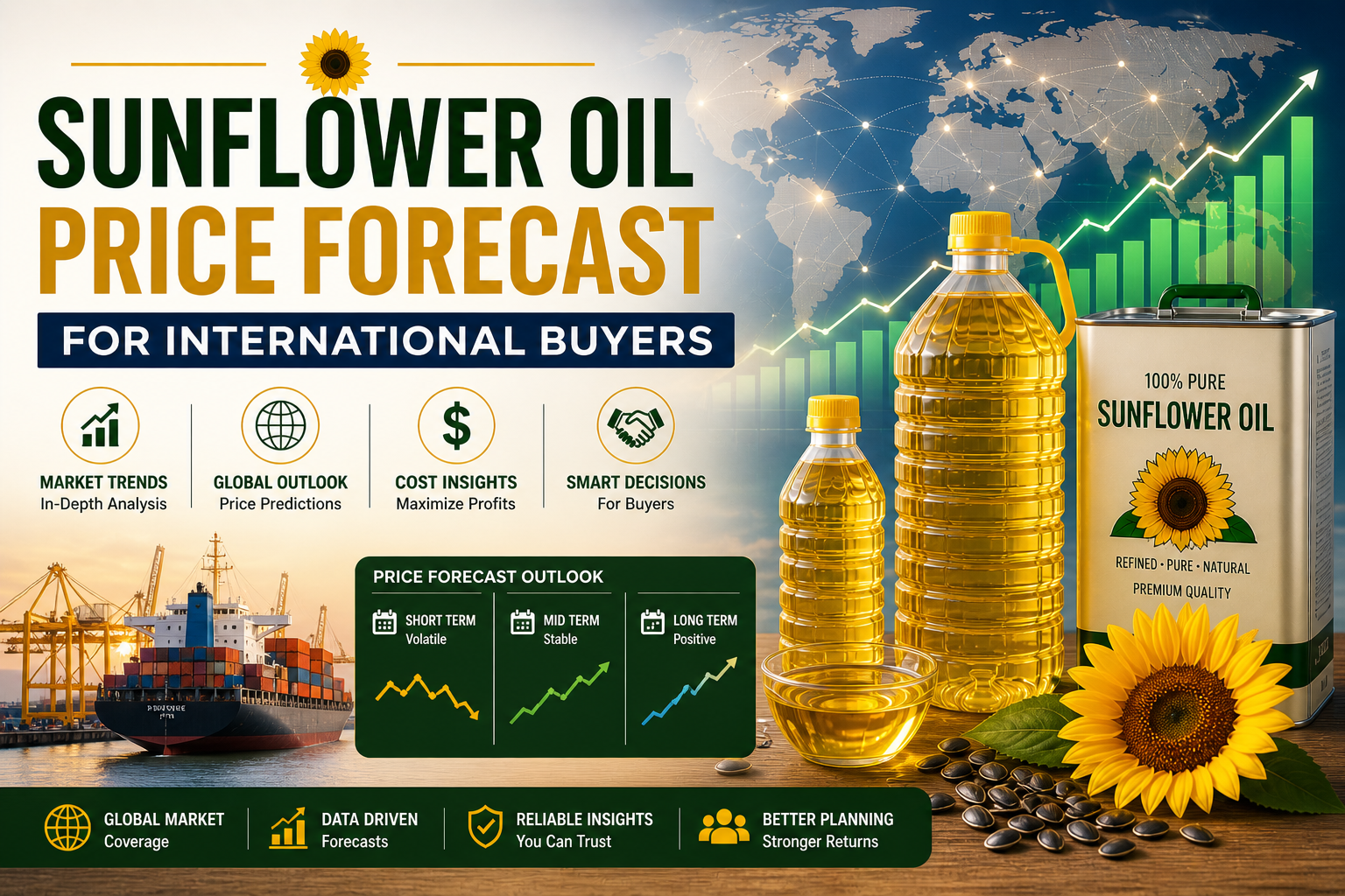Sunflower Oil Price Forecast for International Buyers