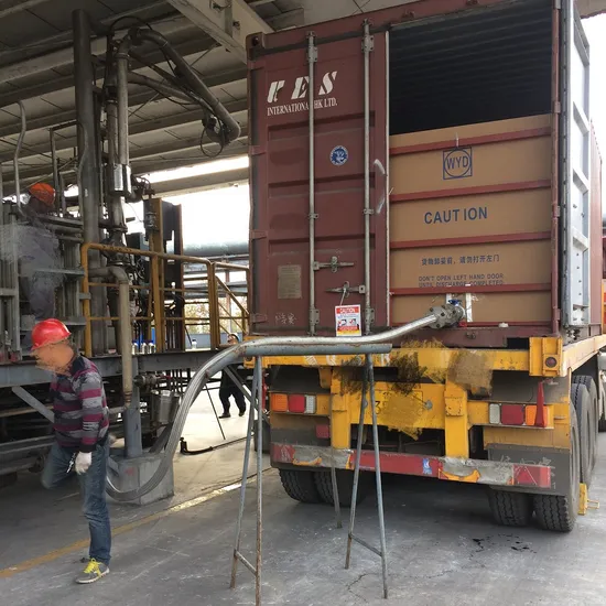 Bulk sunflower oil transported in a flexitank inside a 20-foot container