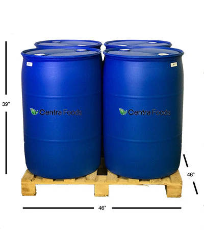Industrial drum inspection for sunflower oil supply
