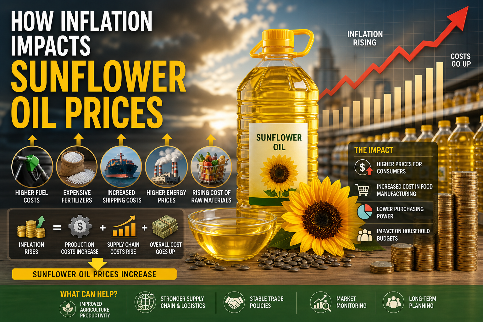 How Inflation Impacts Sunflower Oil Prices