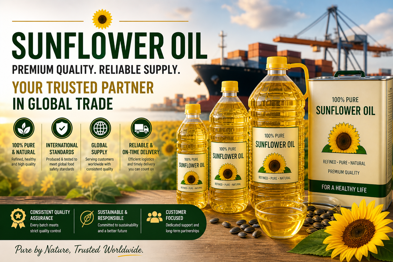 How to Import Sunflower Oil into Germany