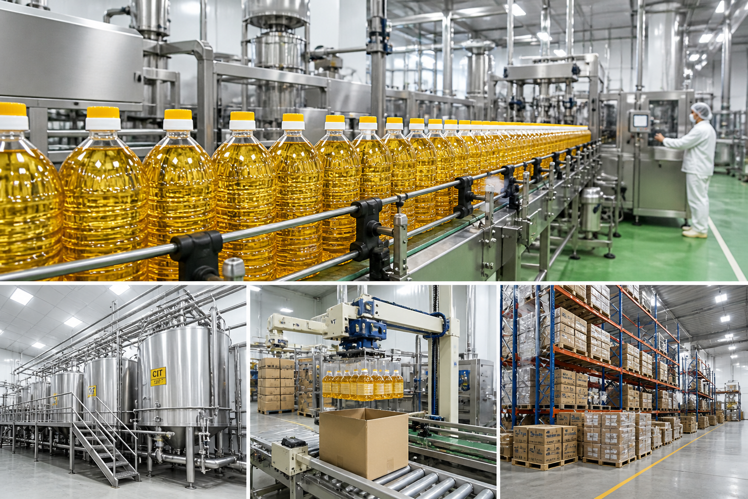 Refined high oleic sunflower oil supplier for industrial frying and food manufacturing