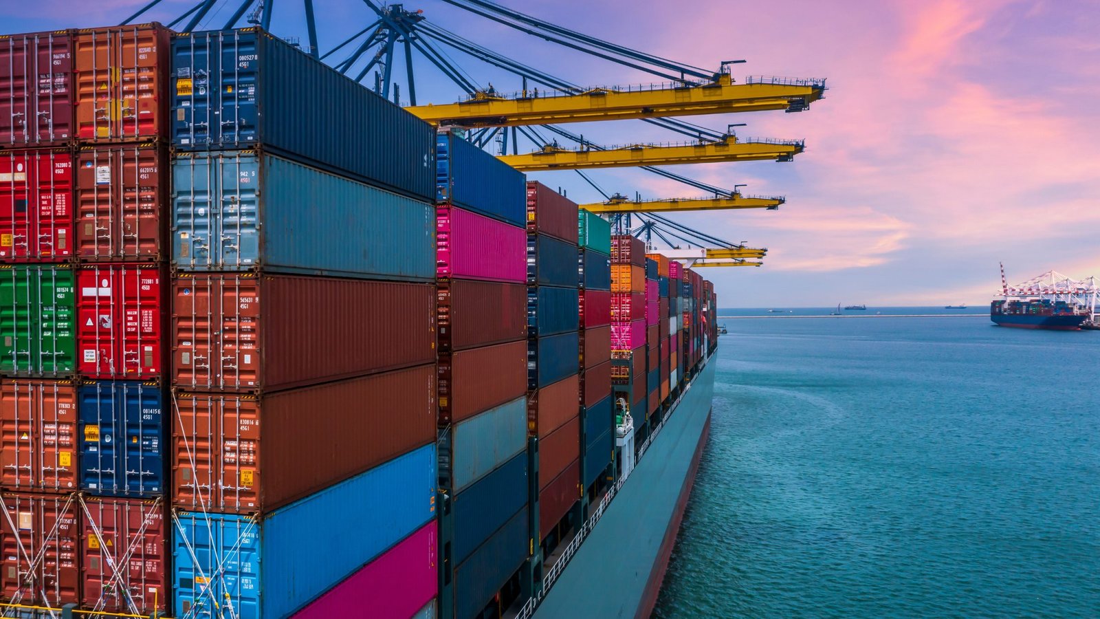 Sea containers used for international sunflower oil freight