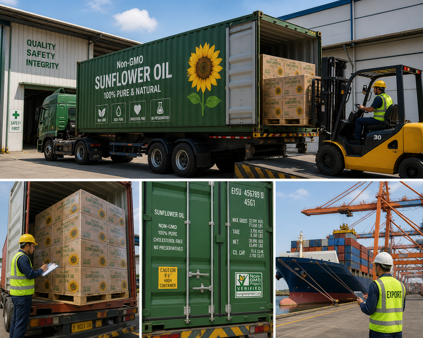 Halal high oleic sunflower oil for commercial frying